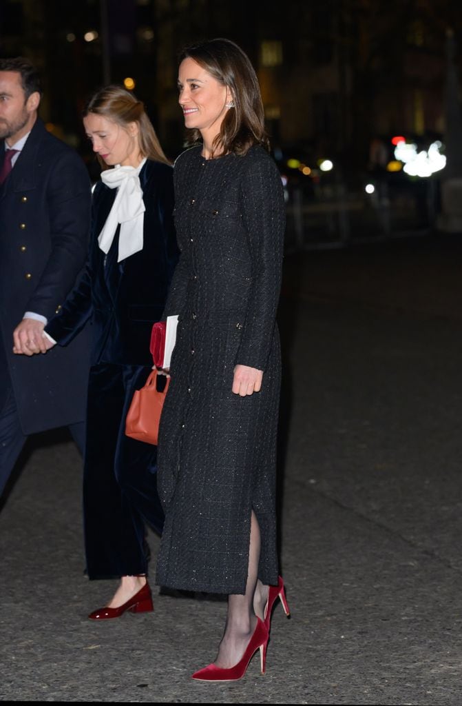 Pippa Middleton y Alizee Thevenet en el concierto de villancicos