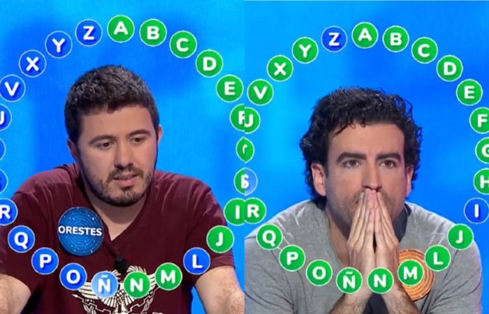 Orestes y Rafa en 'Pasapalabra'