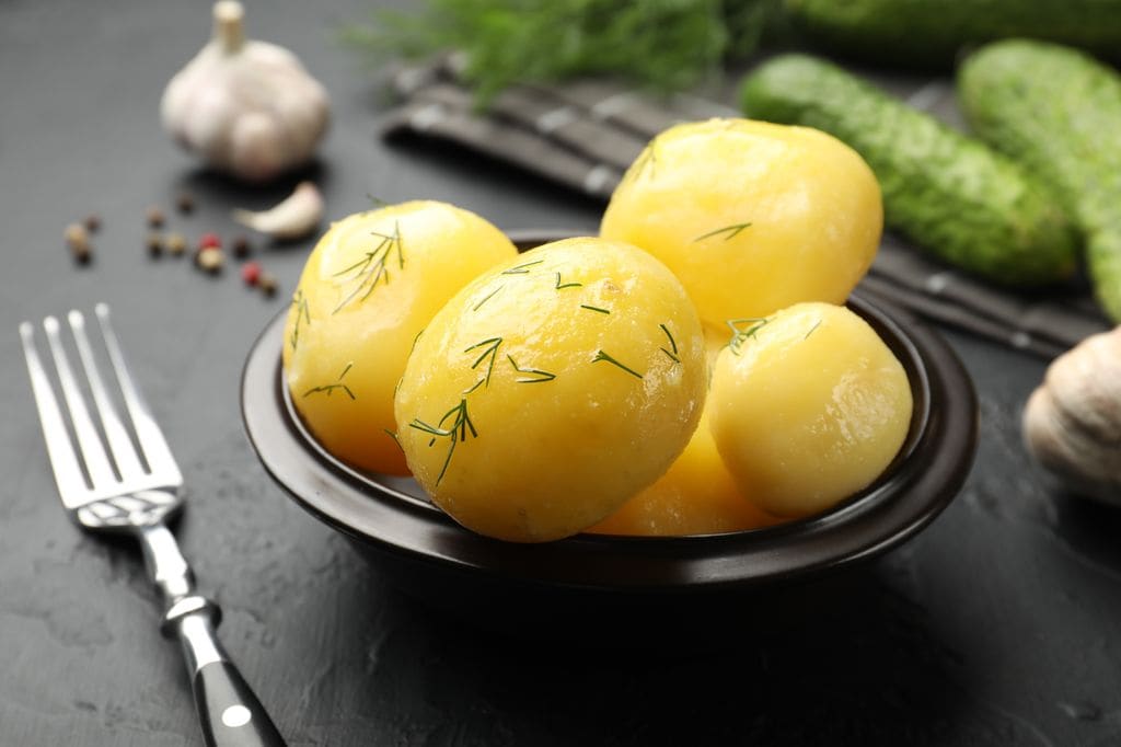 Patatas, mejor cocidas. 