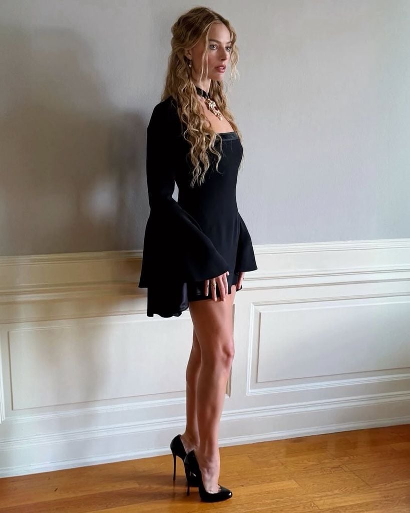 Margot Robbie promocionando 'Cumbres Borrascosas', 2026.