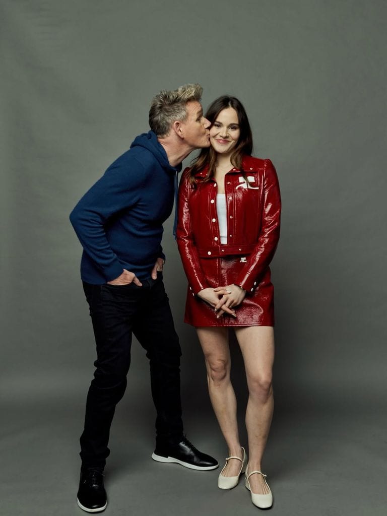 Las dos imágenes con las que Gordon Ramsay felicita a su hija por su boda