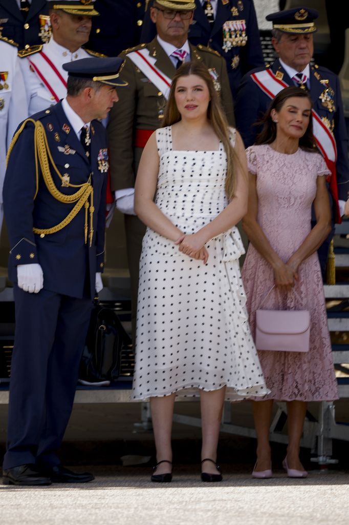 La reina Letizia y la infanta Sofía, en Murcia