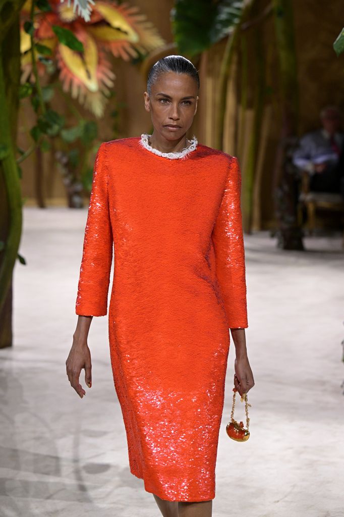 Stephanie Cavalli en el desfile de Alta Costura de Chanel