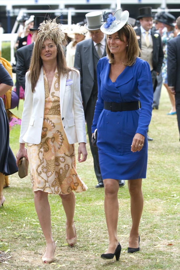 Carole Middleton, madre de la princesa de Gales, en Royal Ascot 2012.
