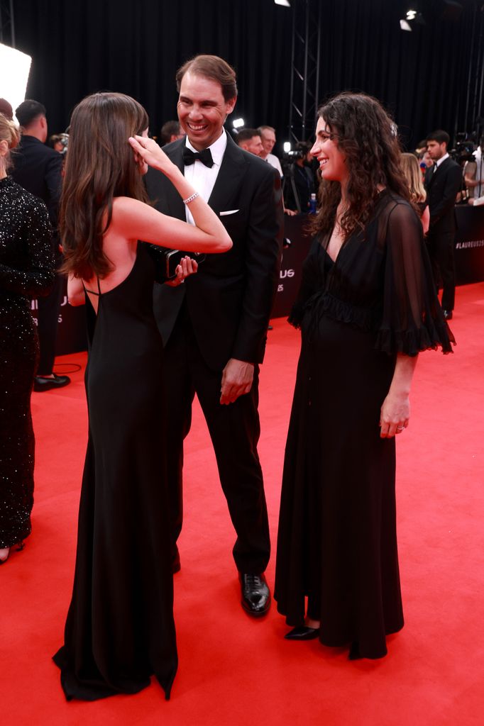 Rafa Nadal y Mery Perelló se mostraron muy felices en la gran noche del legendario atleta español.
