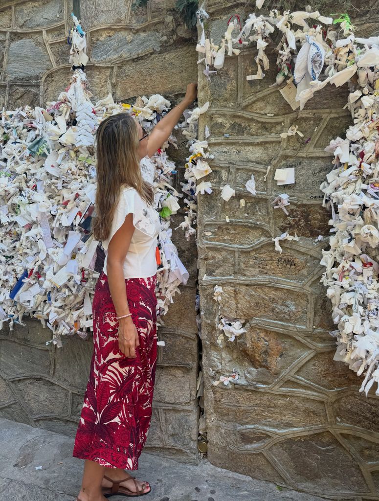 Alba, en la casa de la Virgen María en Éfeso
