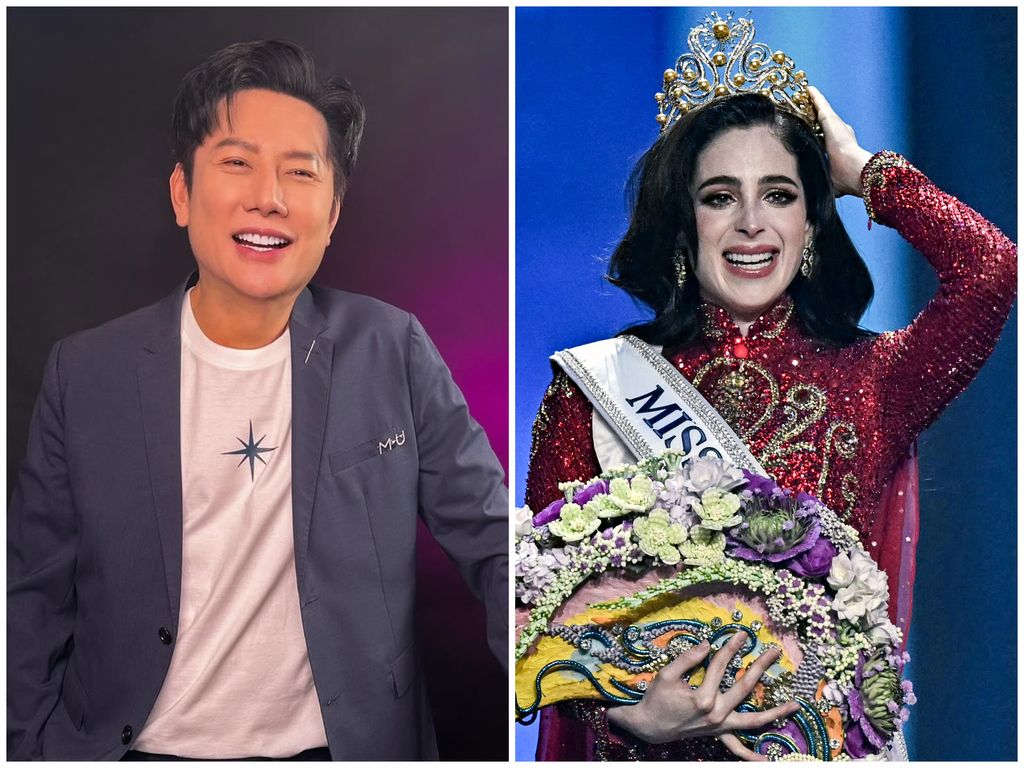 Nawat y Miss Universe