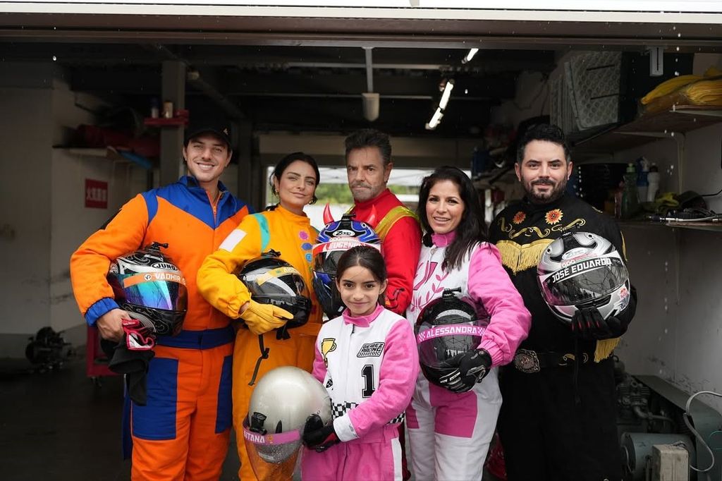 La familia Derbez en su último viaje familiar.