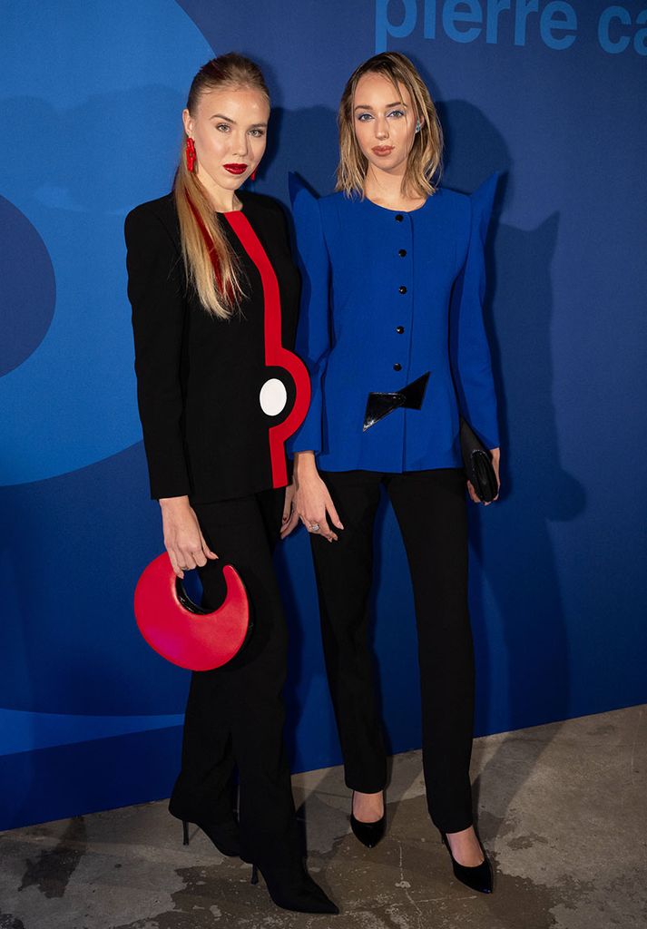 Las princesas María Carolina y Chiara de Borbón-Dos Sicilias en Paris Fashion Week