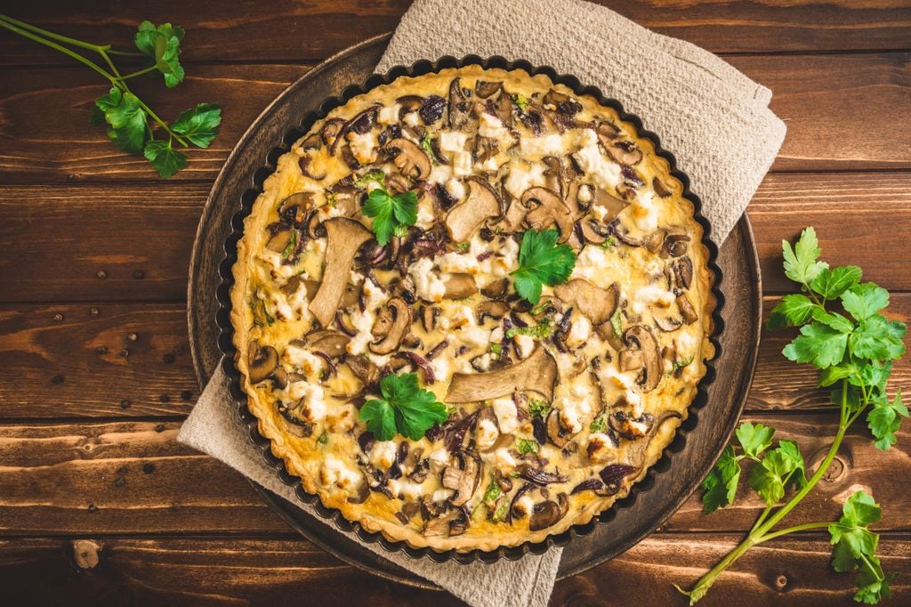 Quiche de setas