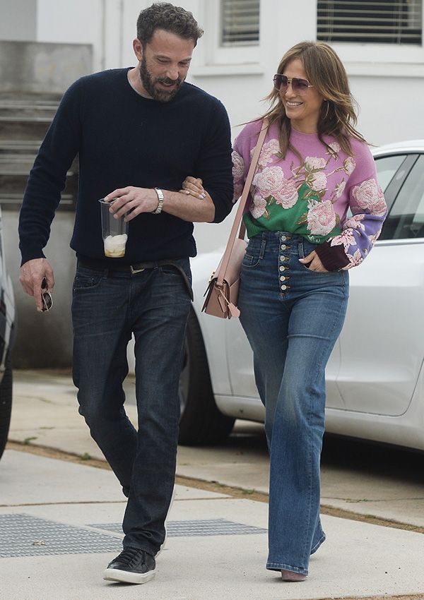 Jennifer Lopez junto a Ben Affleck