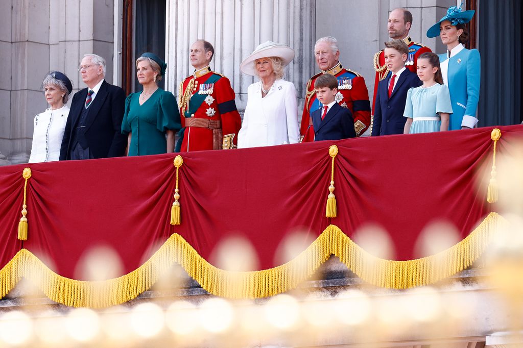 La Familia Real británica en el Trooping the Colour de 2025