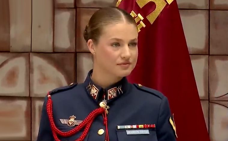 La princesa Leonor recibe la Medalla de Oro de la Región de Murcia