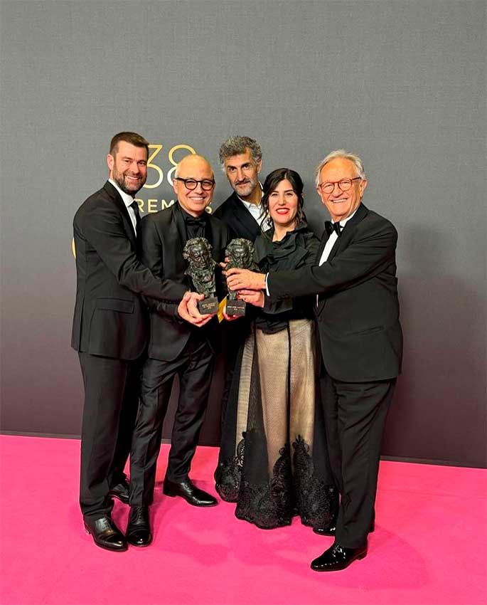 El equipo de 'Robot Dreams', película nominada a los Oscar