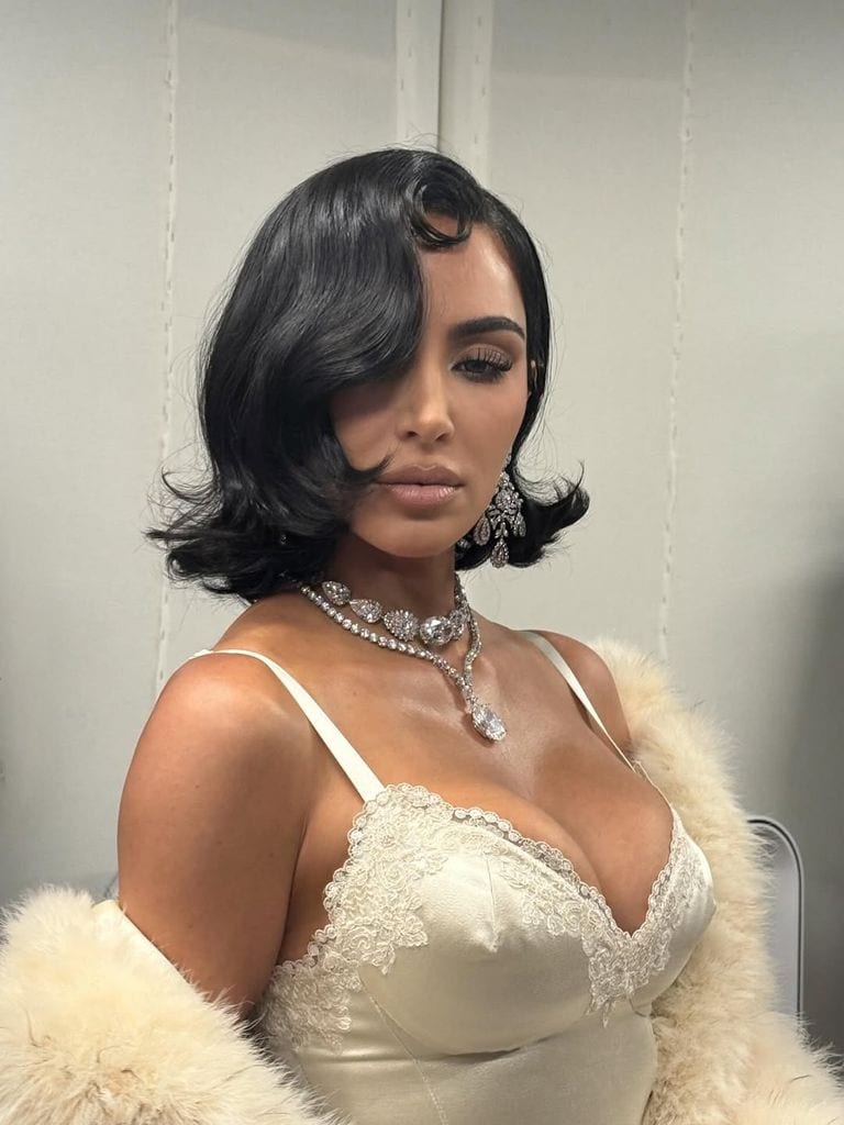 Kim Kardashian en el desfile de Balenciaga