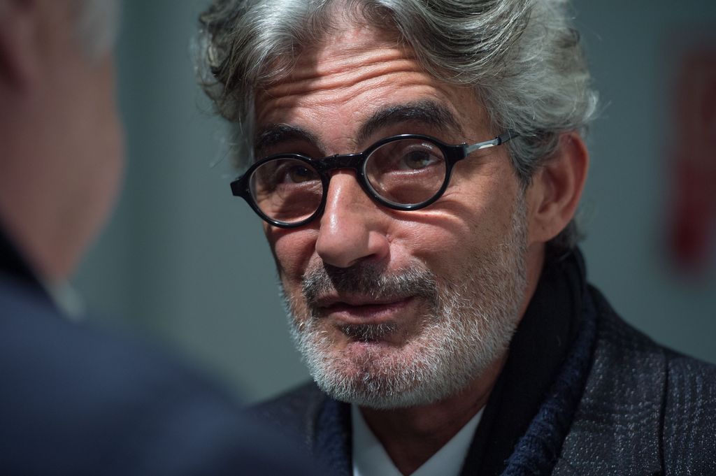 Miki Molina en el photocall de la premiere de " Yo soy Gennet " en Madrid en abril de 2019