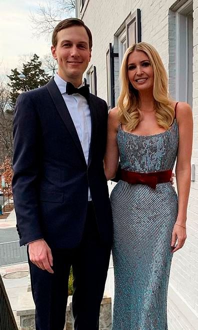 ivanka trump and jared kushner at annual gridiron dinner