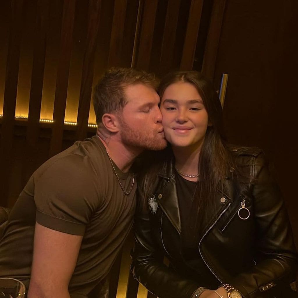 \'El Canelo\' Álvarez y su hija mayor, Emily