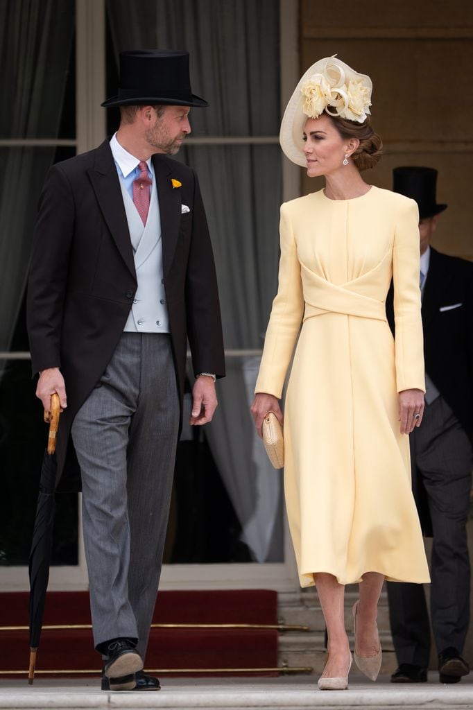 La princesa de Gales arribó a este evento de la mano de su esposo, el príncipe William.