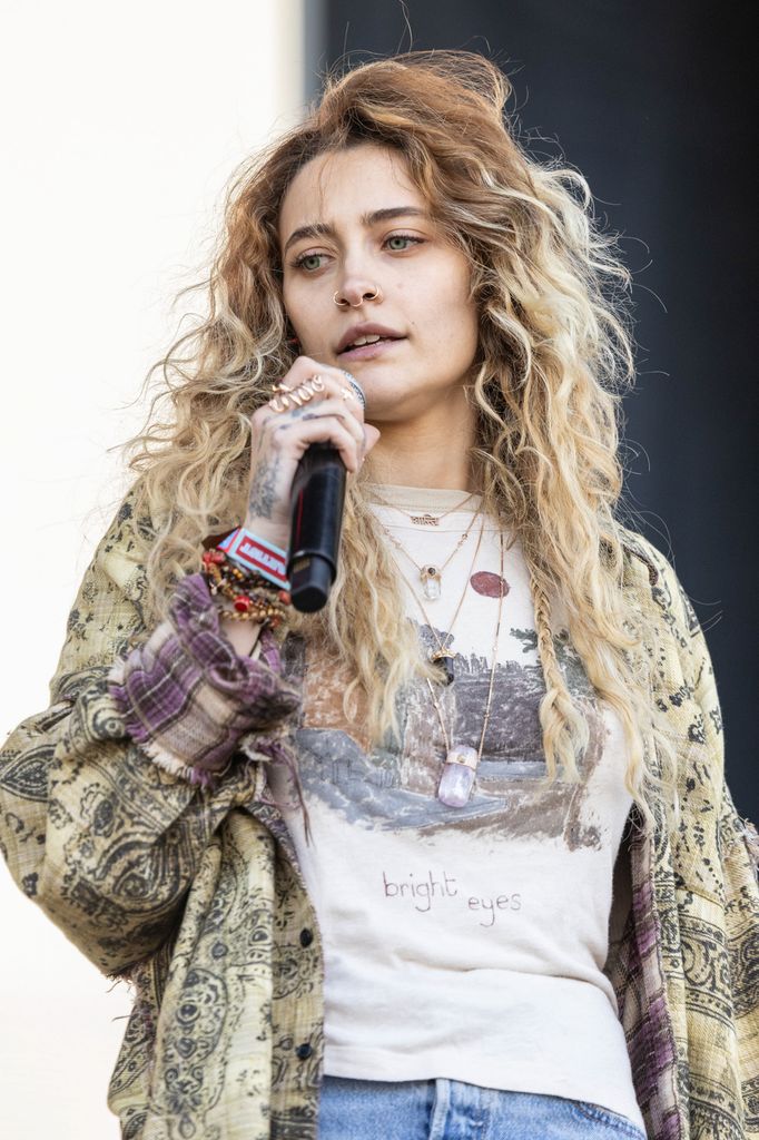 Paris Jackson, durante un concierto en California