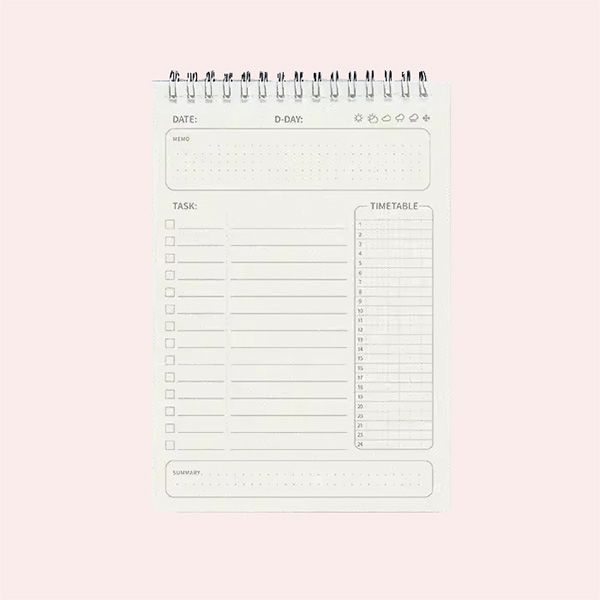Agenda Planificadora en Espiral A5 Aliexpress