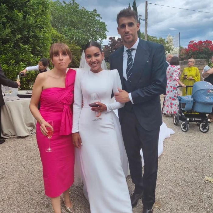 Javi Martínez y Aline Brum