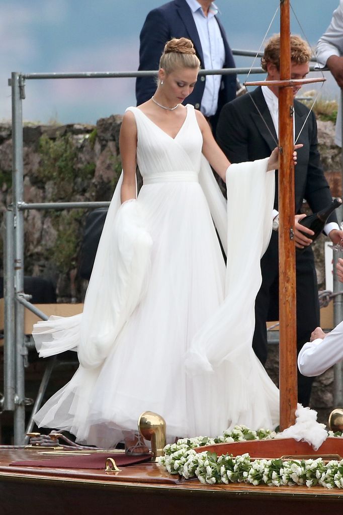 Vestido de novia Beatrice Borromeo Armani boda italia