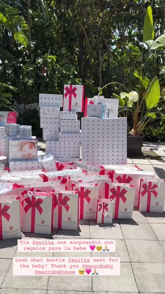 Decenas de regalos llegaron a la puerta de Lele Pons 