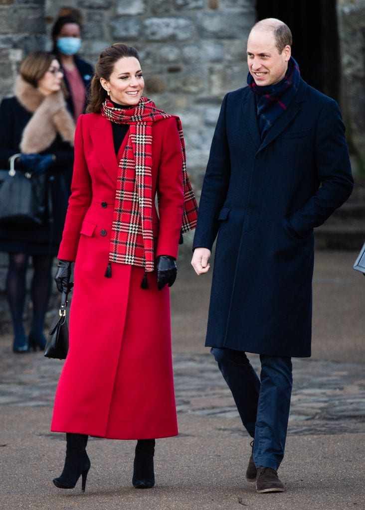 William y Kate en una foto de diciembre de 2020.