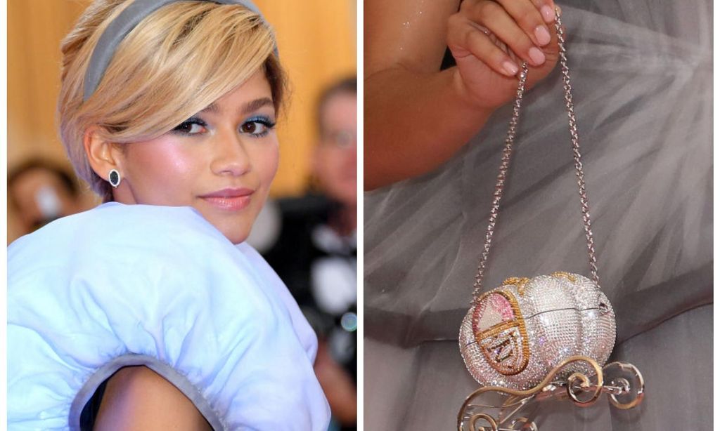 zendaya con mini bag de judith leiber
