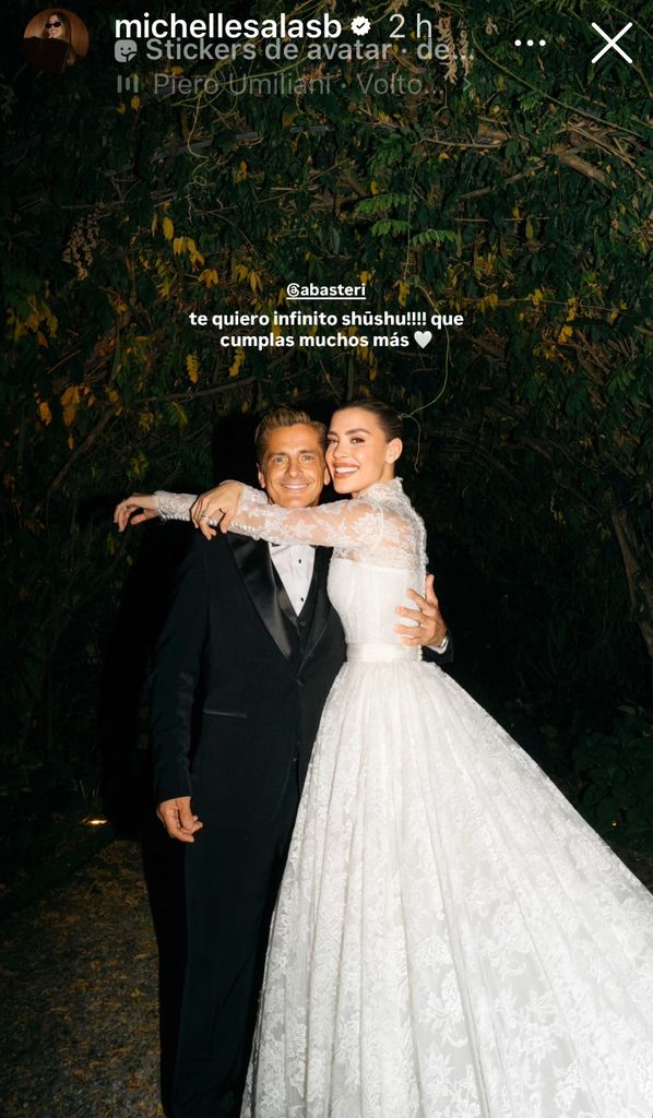Michelle Salas y Alejandro Basteri