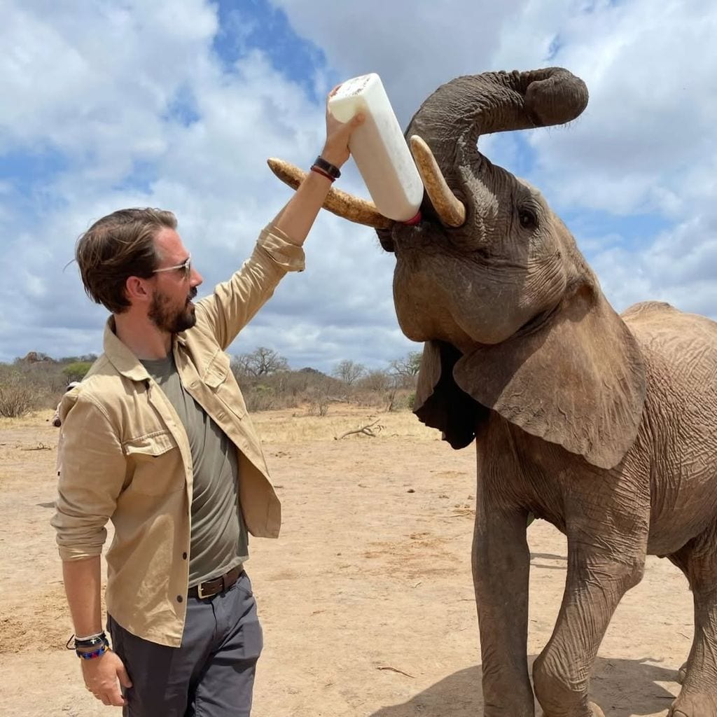 Las aventuras africanas de Philippos de Grecia y Nina Flohr