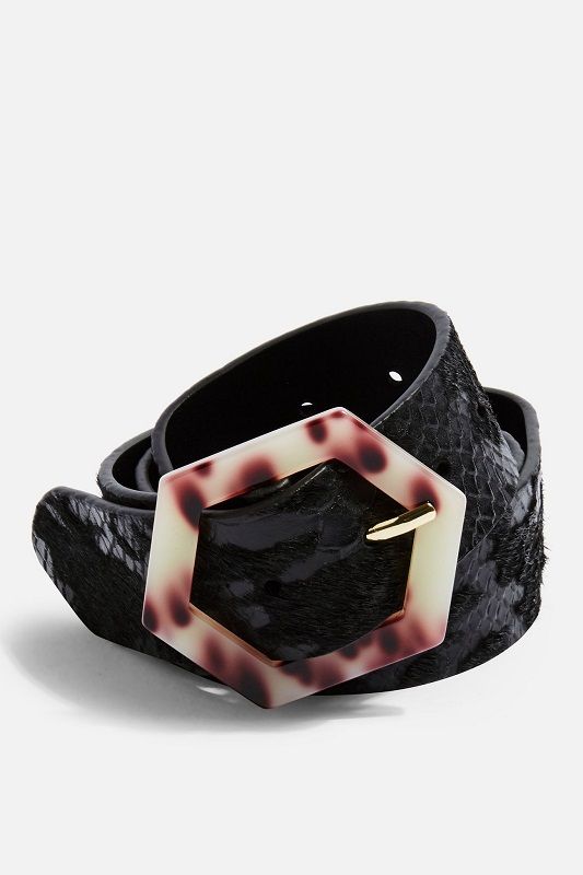 Hair Crocodile Tortoise shell Belt de Topshop 
