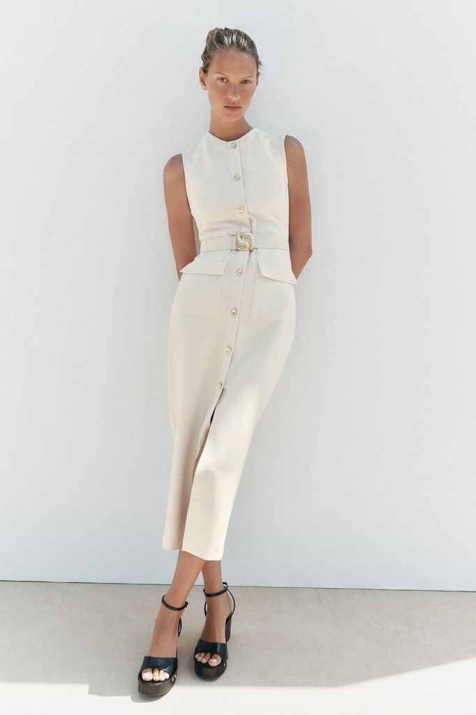 Vestido para boda civil de Zara