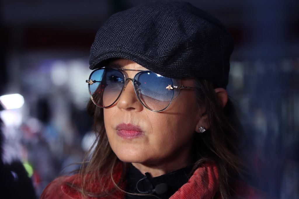 MEXICO CITY, MEXICO - DECEMBER 4: Yolanda Andrade attends the anniversary celebration of the TV show 'Montse y Joe' at XEW on December 4, 2023 in Mexico City, Mexico. (Photo by AdriÃ¡n Monroy/Medios y Media/Getty Images)