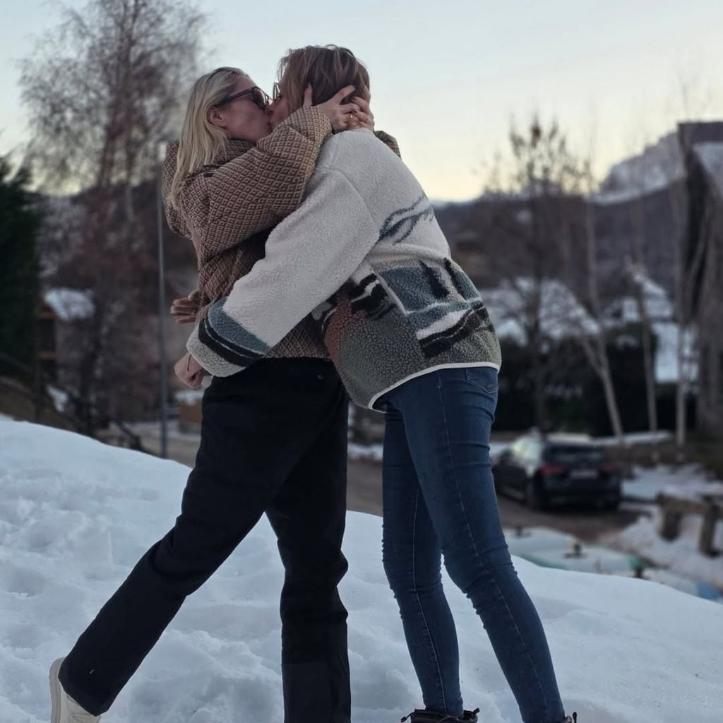 Pascalle Paerel, de 35 años, se ha convertido en el gran apoyo de Sandra