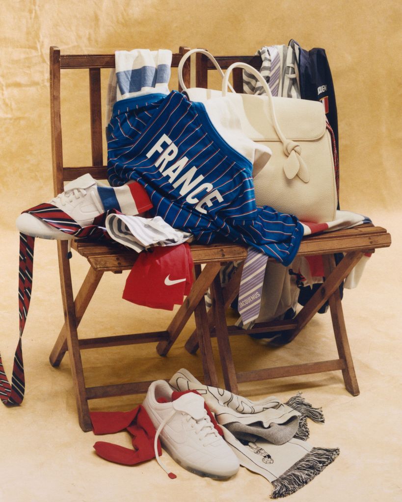 Equipación de la Selección de fútbol de Francia, diseñada por Jacquemus y Nike para el Mundial 2026.