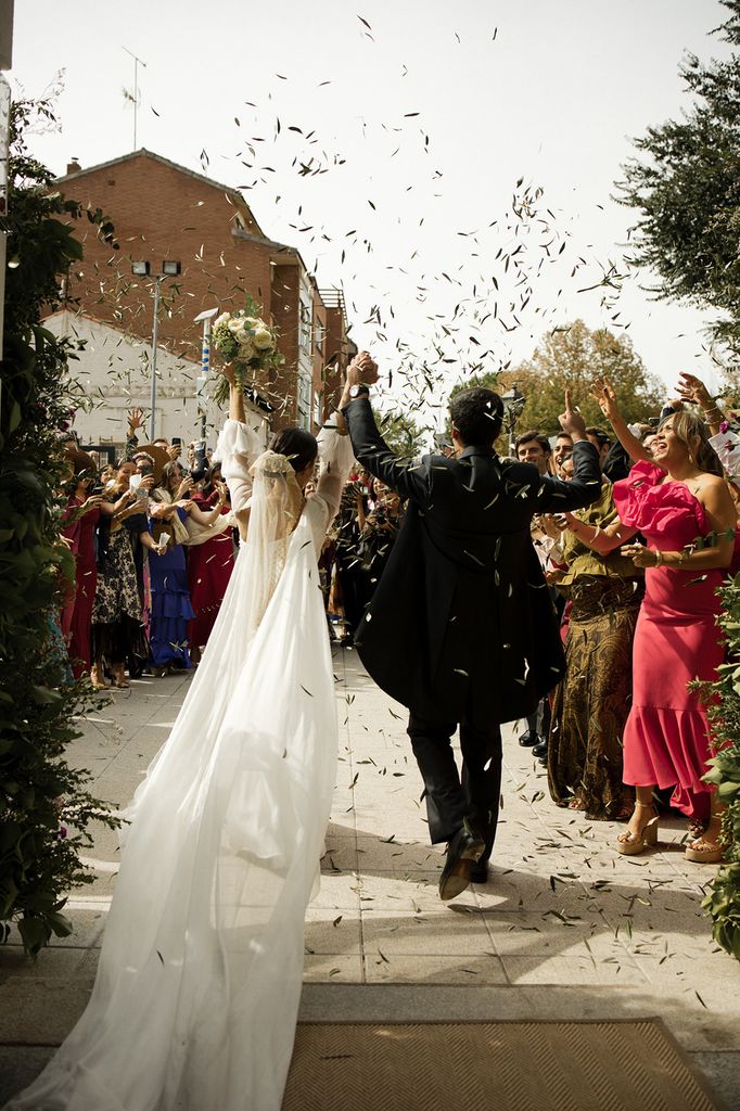 Mantilla antigua para novias
