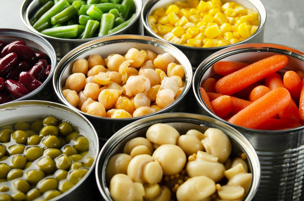 Conservas de verduras y legumbres, siempre a mano