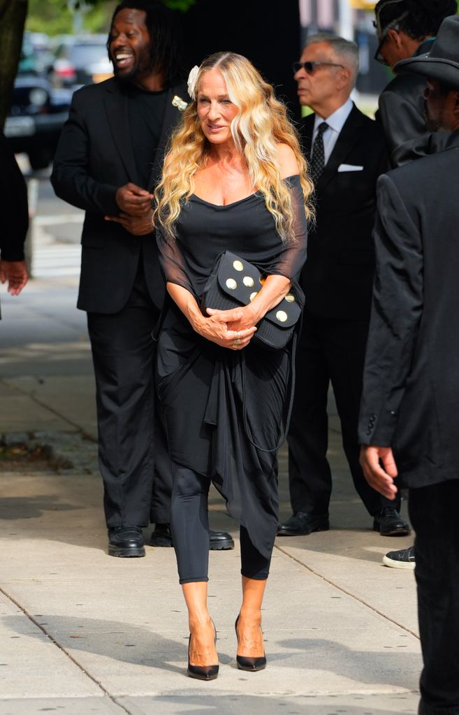 Sarah Jessica Parker en el rodaje de 'And Just Like That' el 22 de julio de 2024 en Nueva York