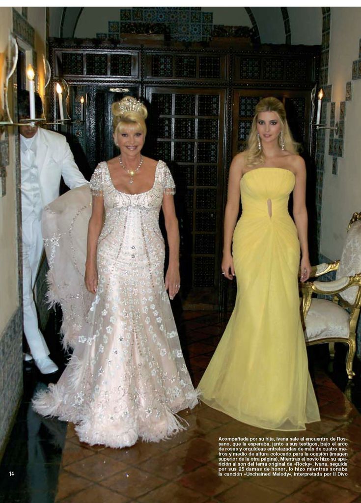 LA ESPECTACULAR BODA DE IVANA TRUMP CON ROSSANO RUBICONDI