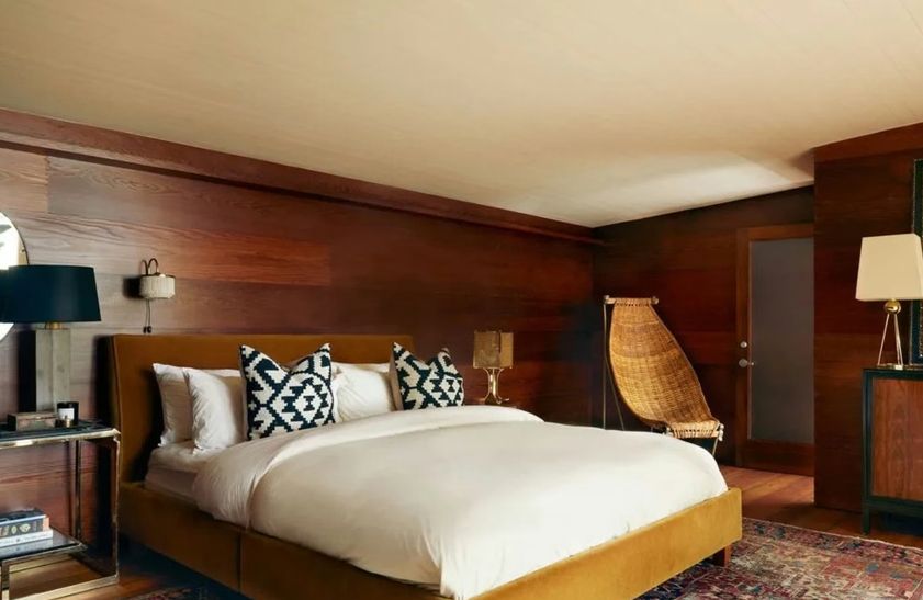 Una de las habitaciones de Dakota Johnson en su espectacular casa