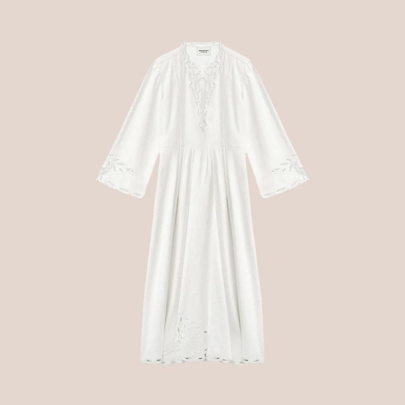 vestido blanco tunica