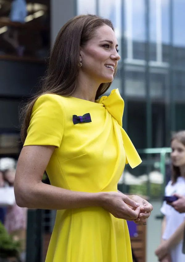 El vestido 'verde Wimbledon' de la princesa de Gales con pendientes de 50 euros