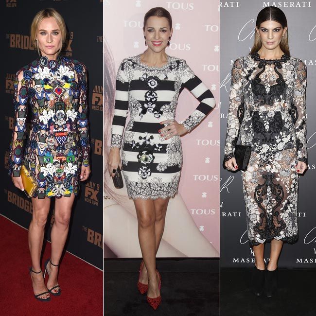 Baroque chic: encajes