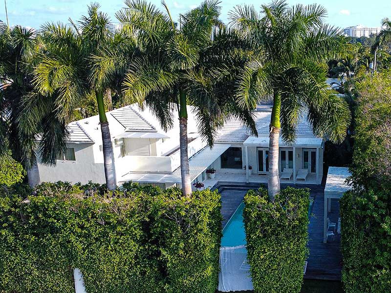 Fotografía de la mansión de Shakira de Miami 
