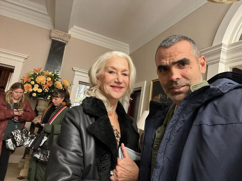 Antonio asegura que compartir plató con Helen Mirren es una Masterclass