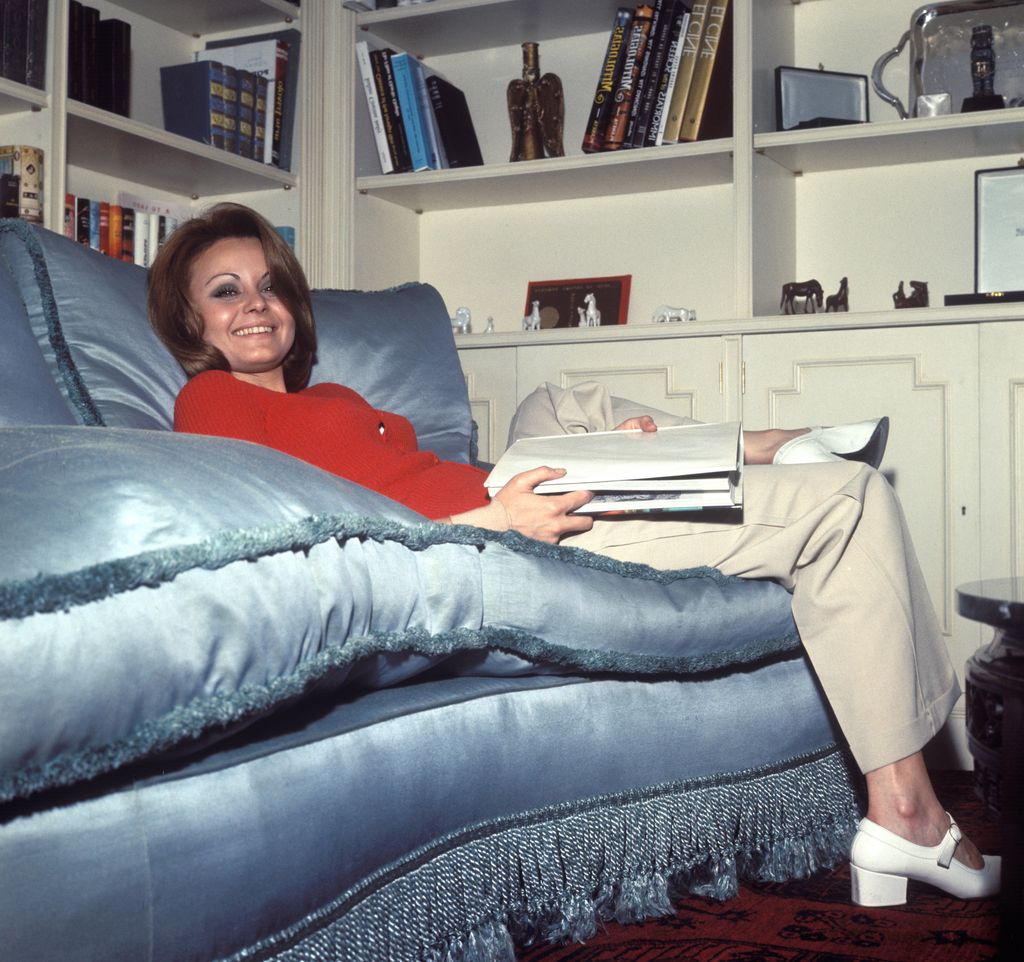 Rocío Dúrcal posa en su casa de Madrid