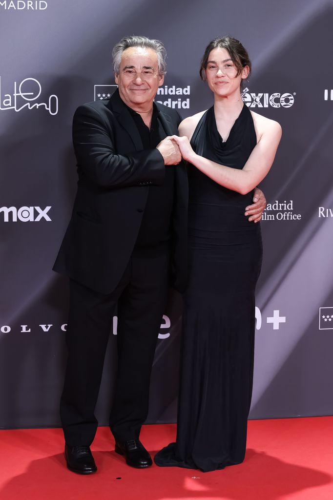 Eduard Fernández y su hija Greta
