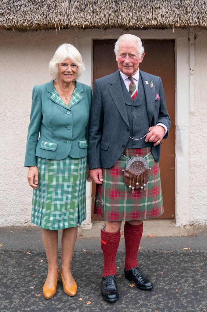 Los reyes Carlos y Camilla en Escocia 